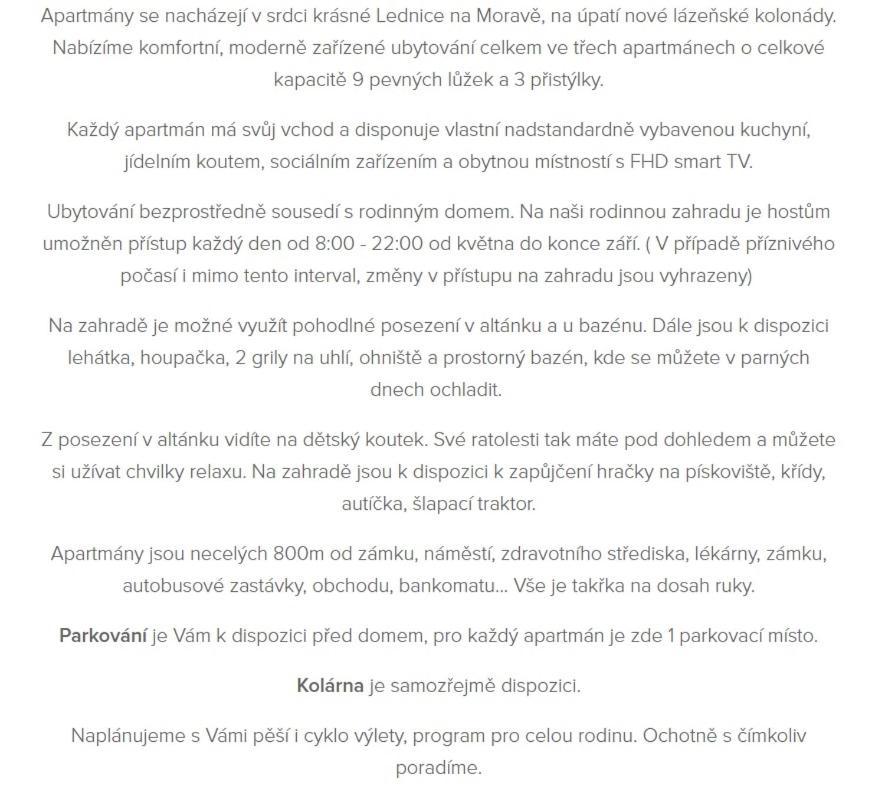 Apartmany Na Kolonade Lednice Buitenkant foto